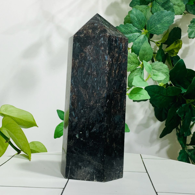 1758g Natural Firework Stone Quartz Obelisk Crystal Wand Point Tower Healing
