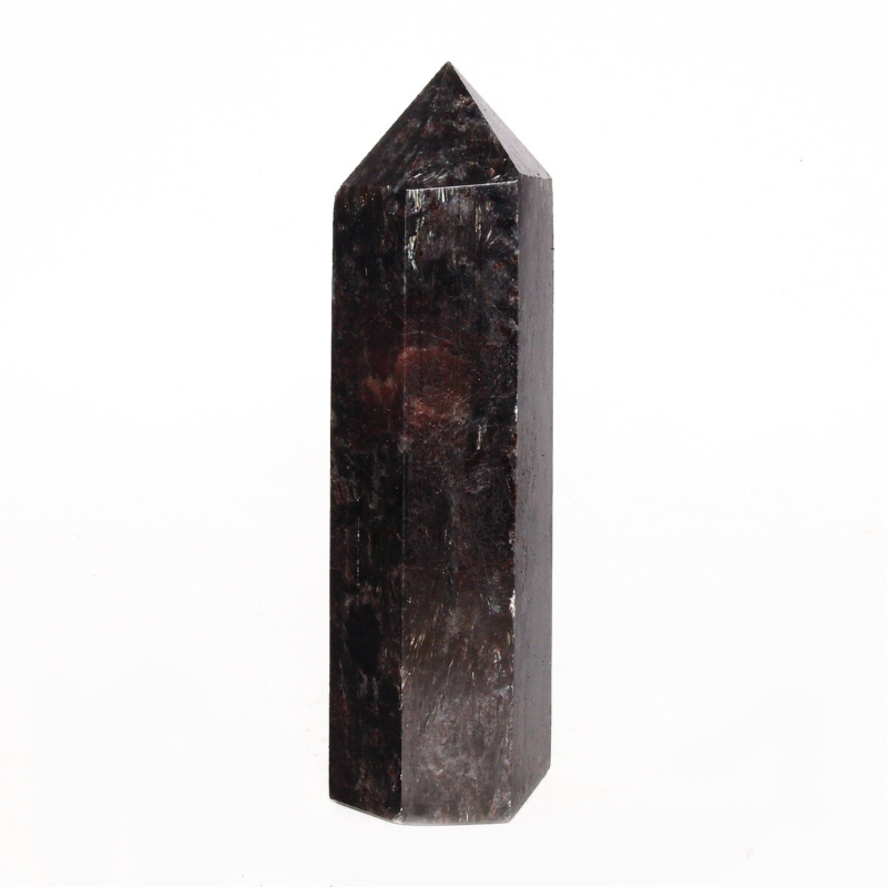780g Natural Fireworks Stone Obelisk Quartz Tower Crystal Wand Point Healing