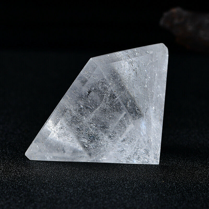 Natural Rare Clear Quartz Gemstone Crystal Energy Reiki Mineral Tower Pyramid