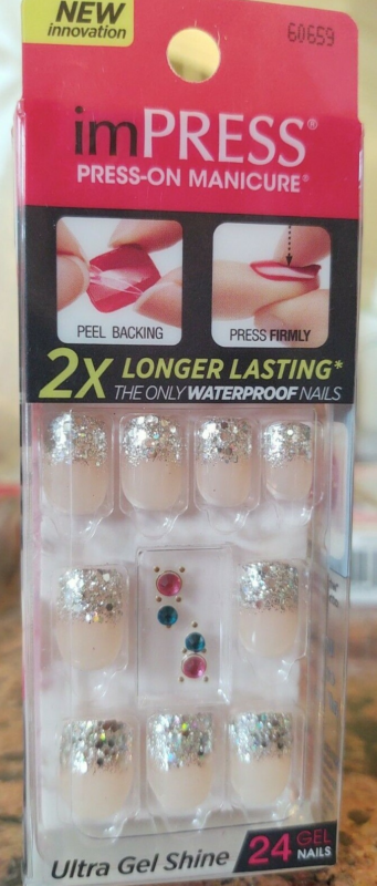 Kiss imPRESS Press-On Manicure One Step False Nails + Accents U PICK COLOR New!!