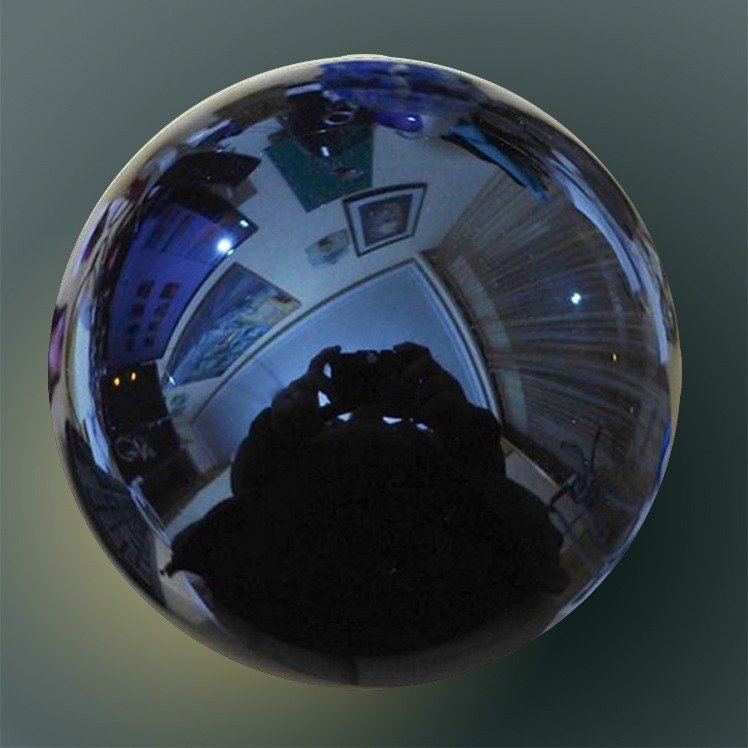 Obsidian sphere Black Mexican Polished- 590 g