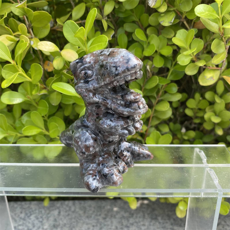 1pc mixed Natural stone dinosaur carved Quartz Crystal stone skull Reiki healing