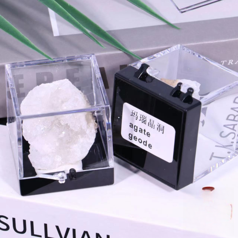 Natural ore crystal mineral raw stone geological science specimen collections