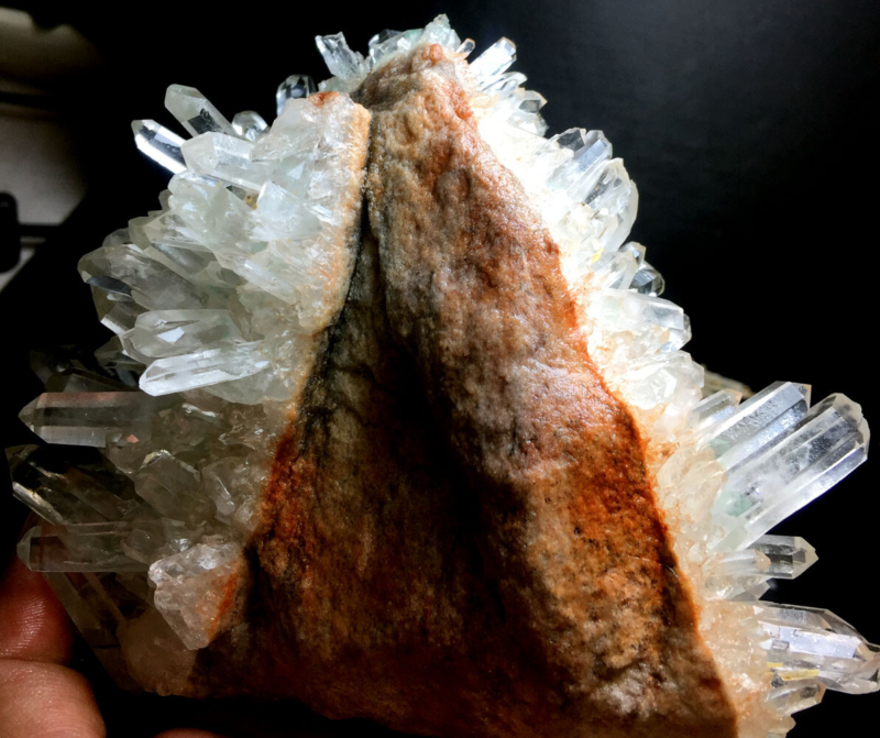 1423g  Himalayan Phantom 'Green Ghost' Lemuria QUARTZ Crystal Point&Pyramid P924