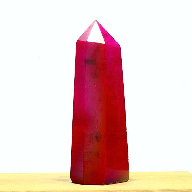 227g Electroplated Natural Crystal Quartz Tower Crystal Point rainbow Healing