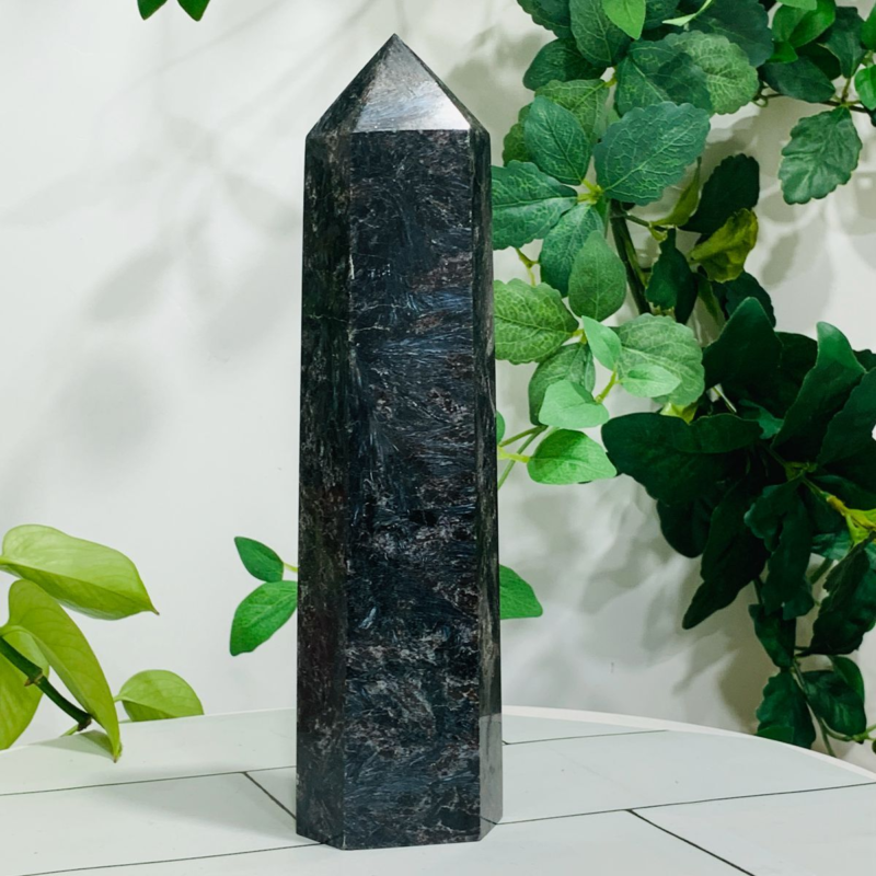 1256g Natural Firework Stone Quartz Obelisk Crystal Wand Point Tower Healing