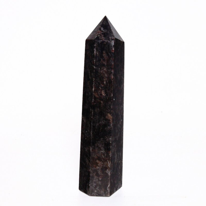 961g Natural Fireworks Stone Obelisk Quartz Tower Crystal Wand Point Healing