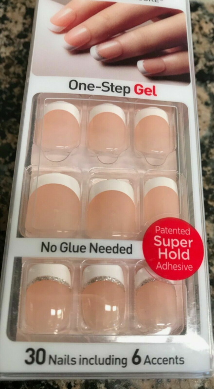 Kiss imPRESS Press-On Manicure One Step False Nails + Accents U PICK COLOR New!!