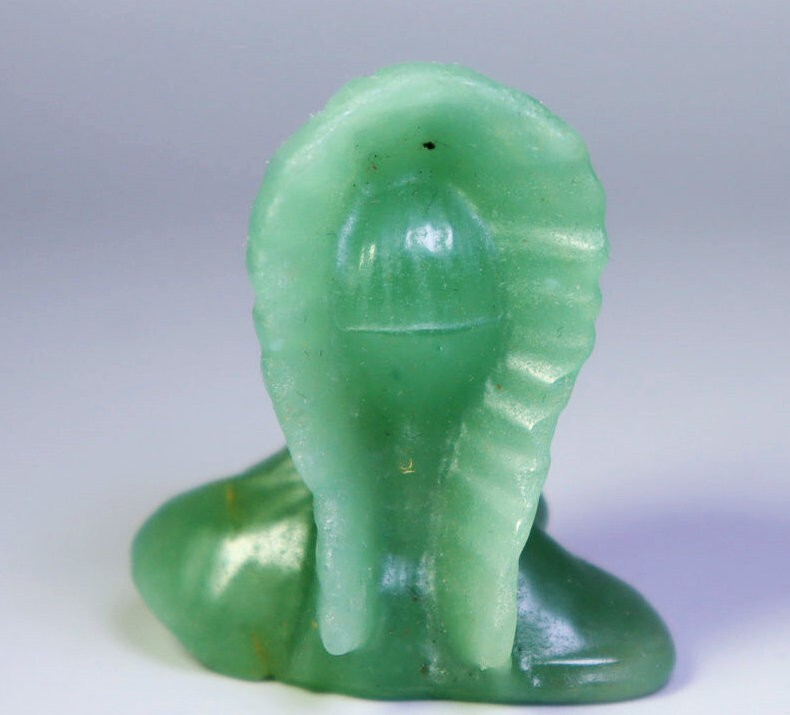 Natural Green Aventurine Carved Indian Chief Carved Skull Carving Reiki Healing