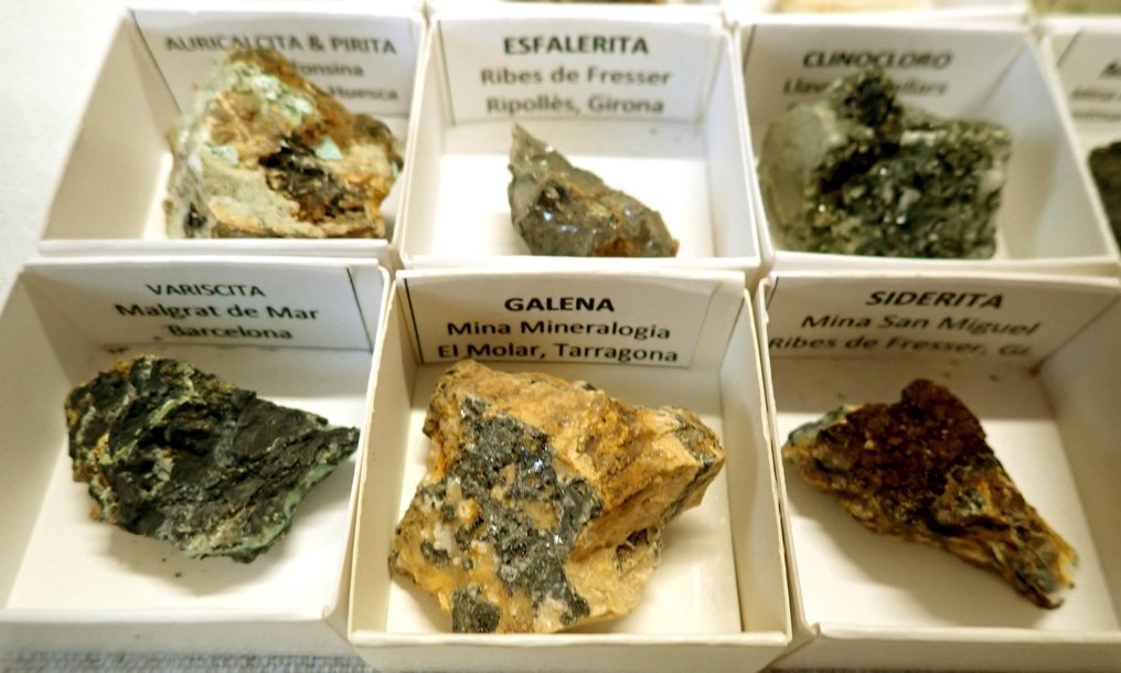 Mineral Collection - Height: 19 cm - Width: 19 cm- 950 g - (48)