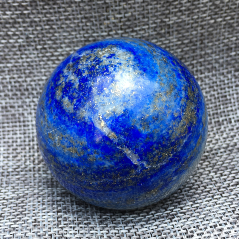 Natural Lapis lazuli Sphere quartz crystal ball rock Healing 40mm+ 1pc