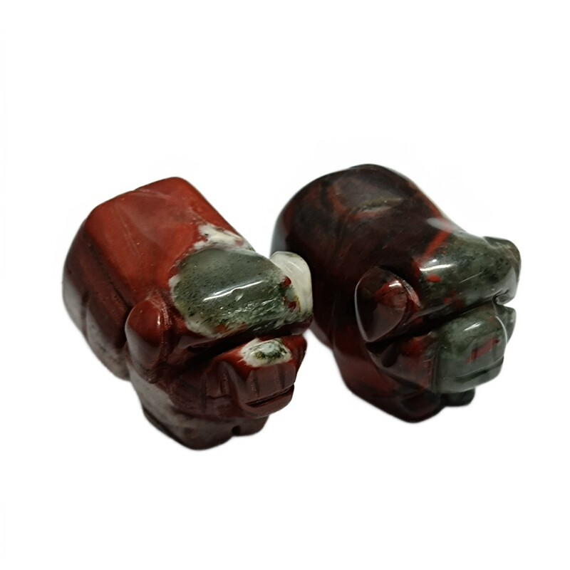 Natural Quartz Crystal Skull Carved Pig Healing Stone Wild Boar Piggy Animal Gem