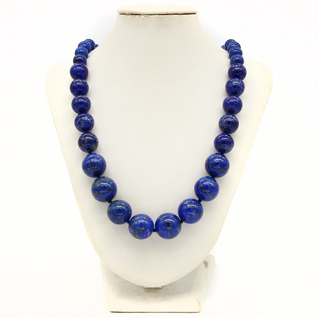 Lazurite - Lapis Lazuli Lapis Lazuli Necklace - 650×16×16 mm - 130 g