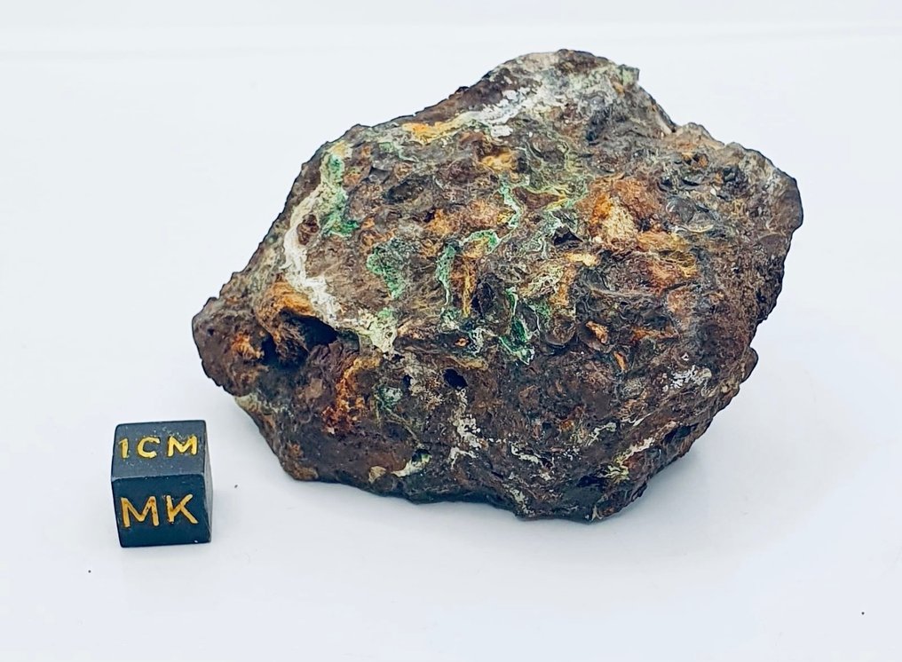 Sericho meteorite Pallasitic - Height: 70 mm - Width: 40 mm - 150 g - (1)
