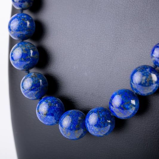 Lazurite - Lapis Lazuli Lapis Lazuli Necklace - 650×16×16 mm - 130 g
