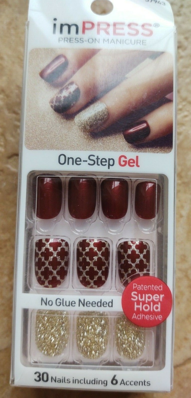 Kiss imPRESS Press-On Manicure One Step False Nails + Accents U PICK COLOR New!!