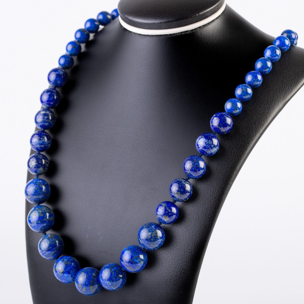 Lazurite - Lapis Lazuli Lapis Lazuli Necklace - 650×16×16 mm - 130 g