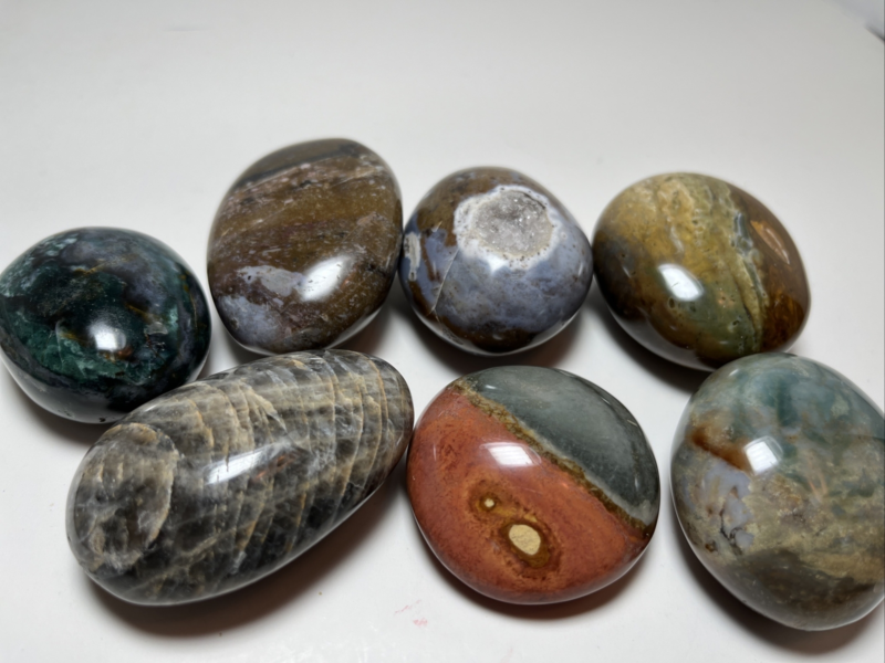 Palm Stones Lot/ Mixed Material
