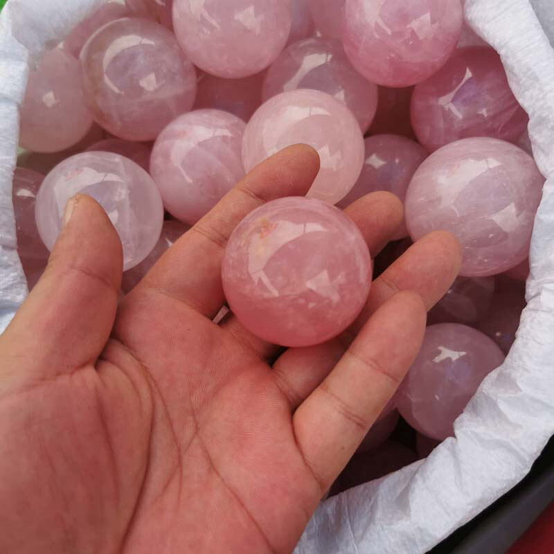 Natural Quartz Crystal Healing Gems Sphere Ball Energy Stone Reiki Decor + Stand