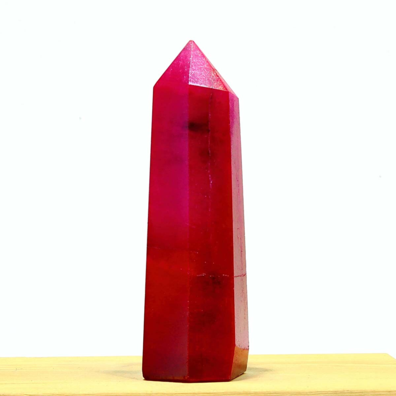 227g Electroplated Natural Crystal Quartz Tower Crystal Point rainbow Healing