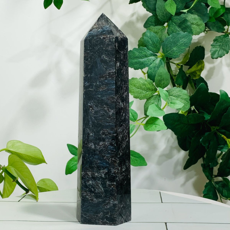 1256g Natural Firework Stone Quartz Obelisk Crystal Wand Point Tower Healing