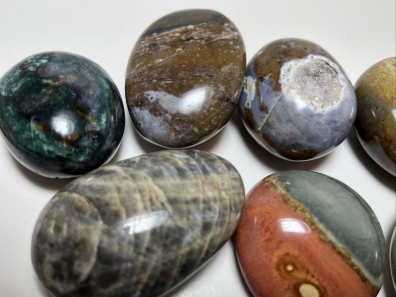 Palm Stones Lot/ Mixed Material