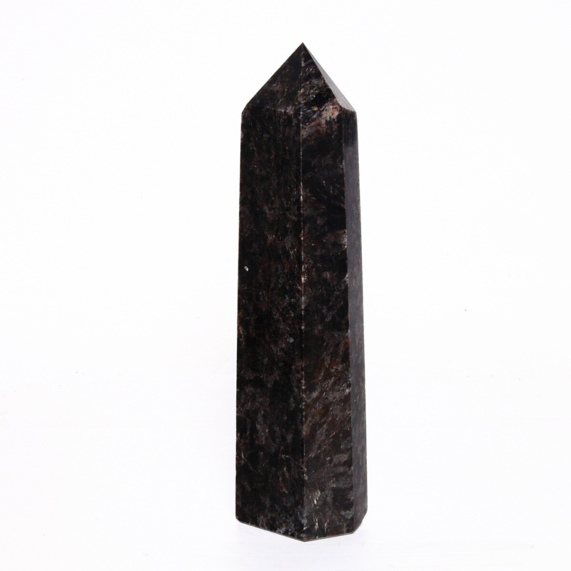 961g Natural Fireworks Stone Obelisk Quartz Tower Crystal Wand Point Healing