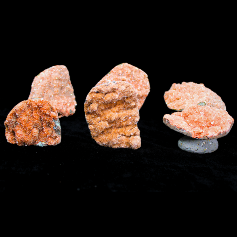 big Natural Orange Stilbite crystals Stone -100 lbs Amethyst Geode Weigh