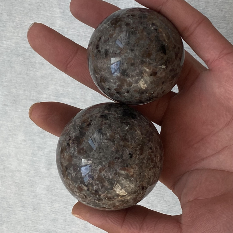 1pc Natural Yooperite Ball Quartz Crystal Polished Sphere reiki 45mm+ healing