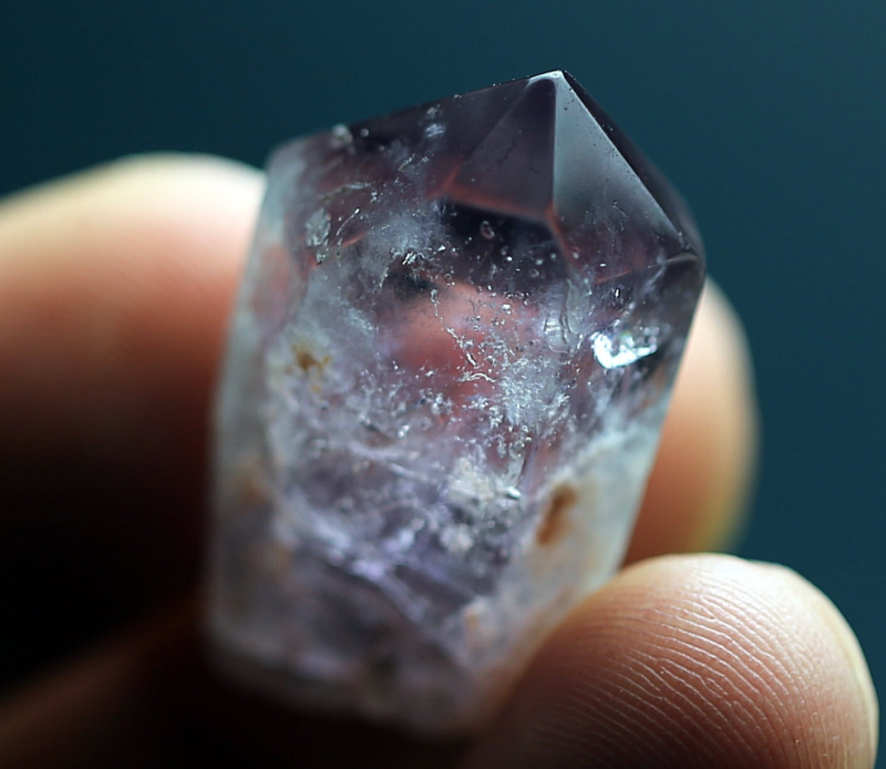43.8Ct 100% Natural Purple Crystal Amethyst "pyramid" Quartz Polished Specimen