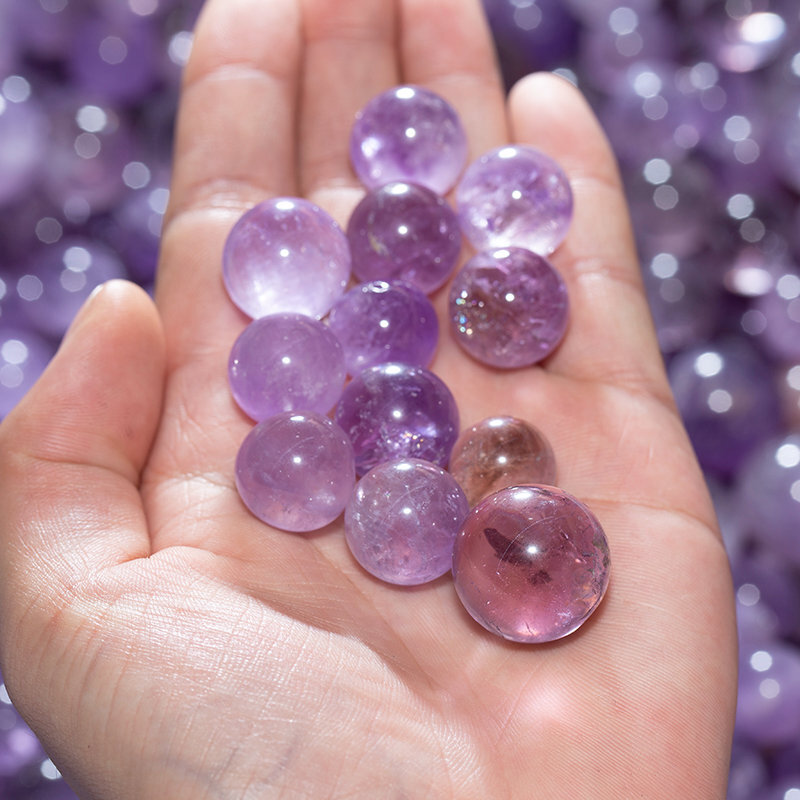 Natural Quartz Crystal Healing Gems Sphere Ball Energy Stone Reiki Decor + Stand