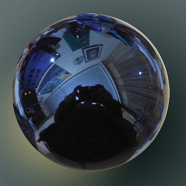 Obsidian sphere Black Mexican Polished- 590 g