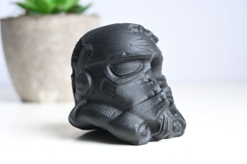 2" Natural Hand Carved Obsidian Skull,Quartz Crystal Skull Carving,Reiki Healing