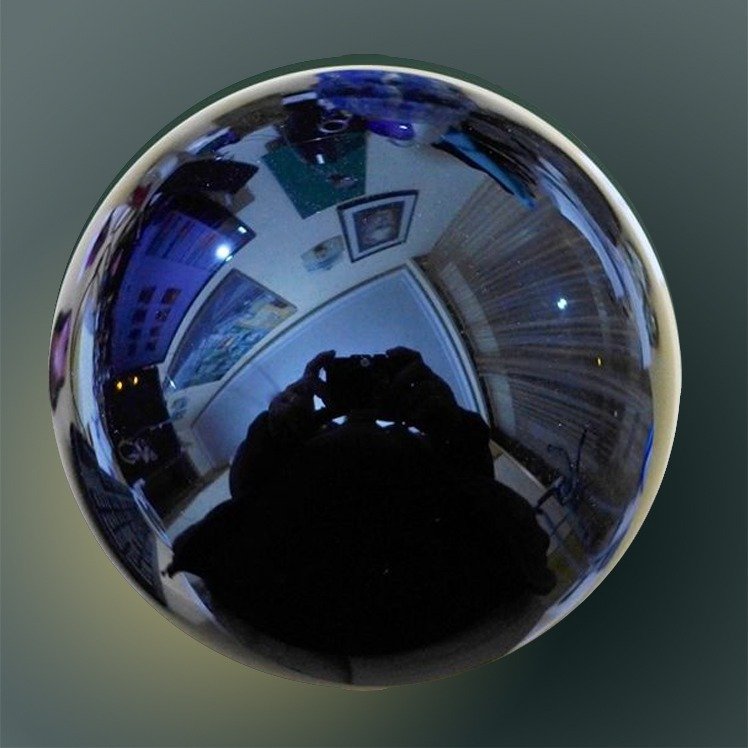 Obsidian sphere Black Mexican Polished- 590 g