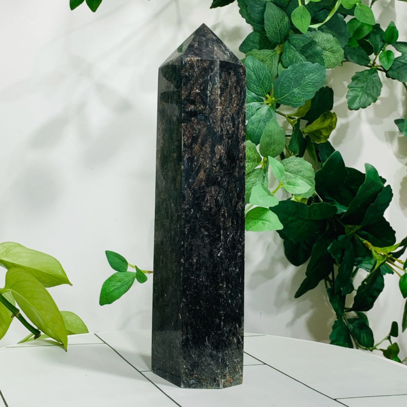 1338g Natural Firework Stone Quartz Obelisk Crystal Wand Point Tower Healing