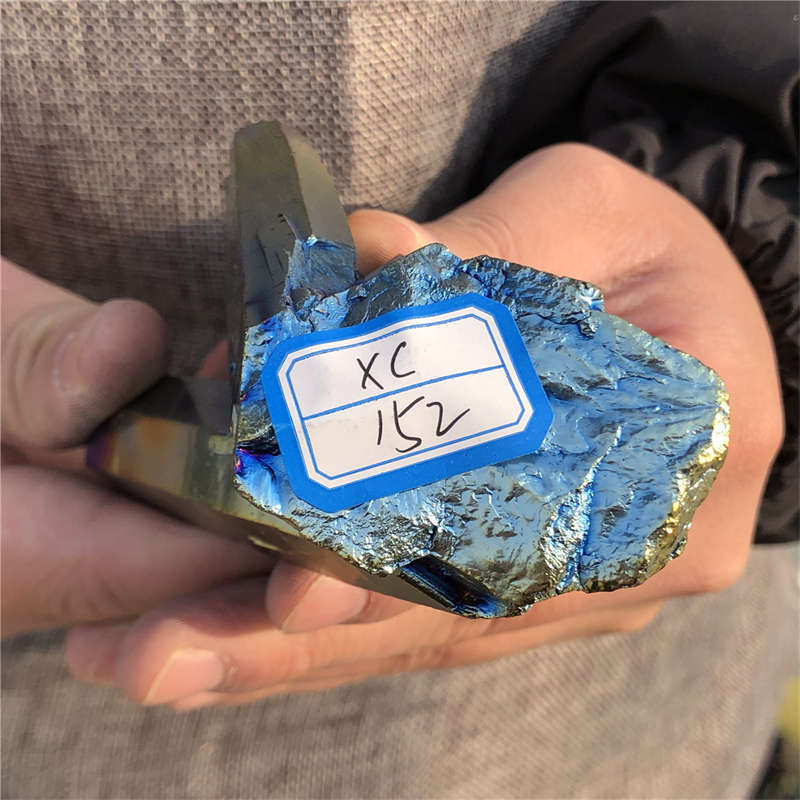 210g Electroplate Rainbow cluster quartz crystal mineral specimen reiki healing