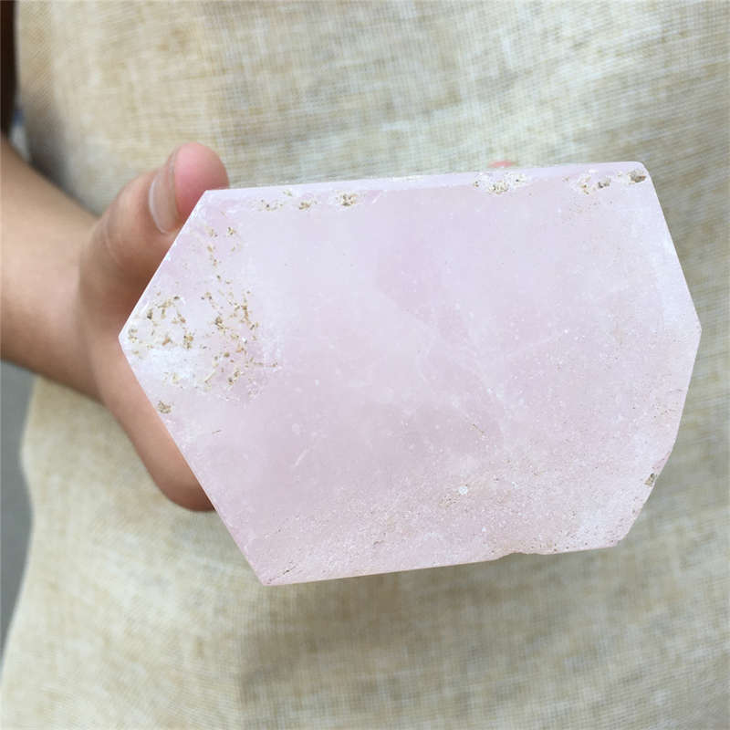 1.19kg Natural Rose quartz obelisk quartz cystal wand point gem healing