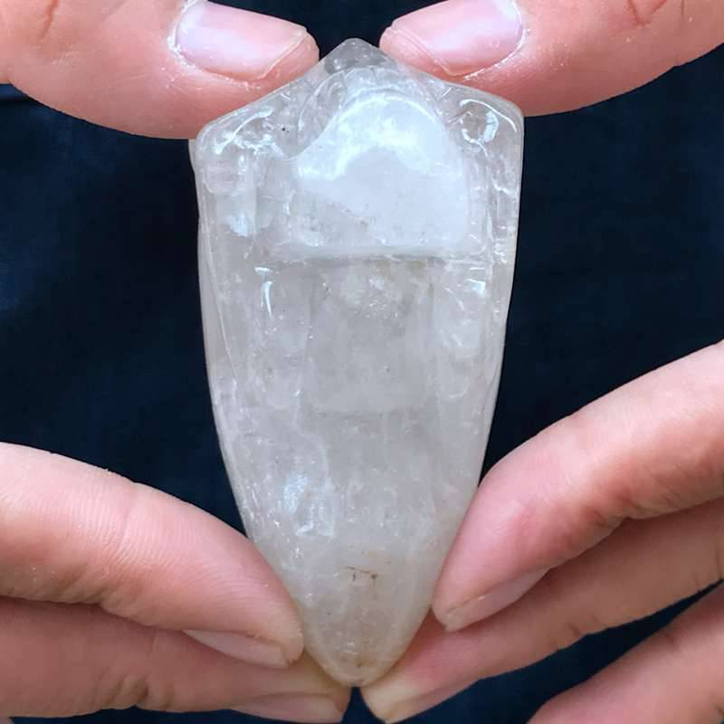 0.15kg Natural clear quartz skull carved Quartz Crystal skull Healing