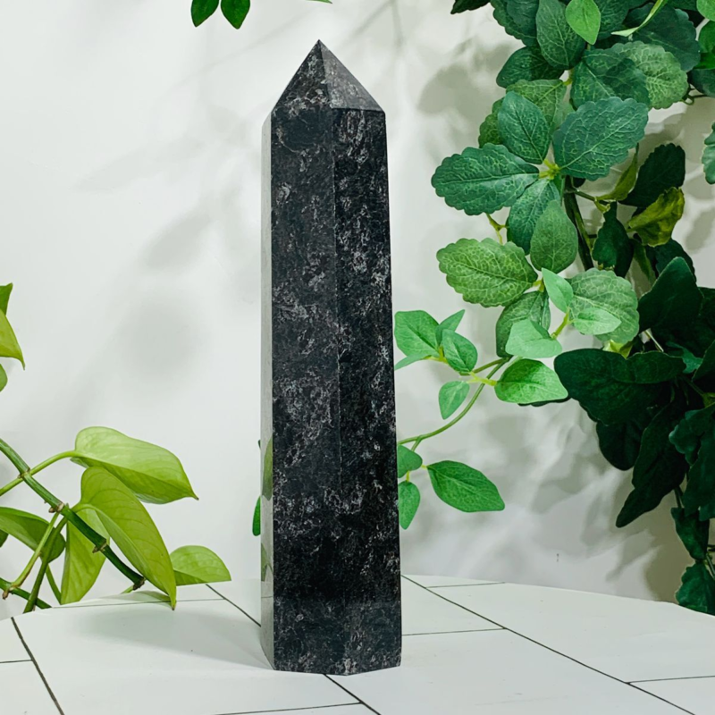 1256g Natural Firework Stone Quartz Obelisk Crystal Wand Point Tower Healing
