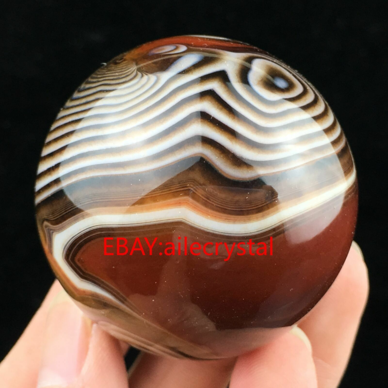 Natural Quartz Crystal lace agate Sphere Ball Reiki Divination ball 30mm+ 1PC