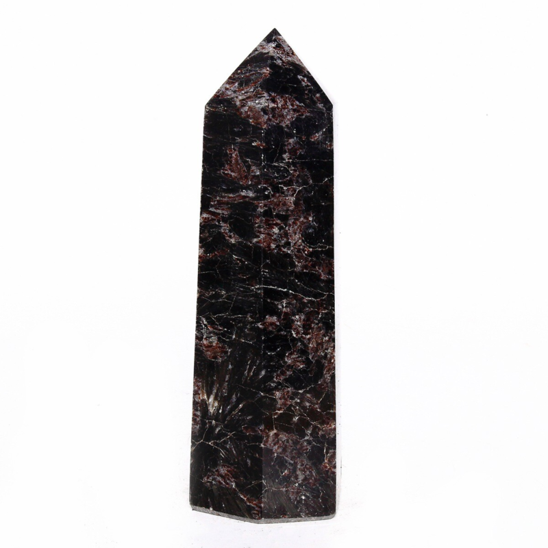 1054g Natural Fireworks Stone Obelisk Quartz Tower Crystal Wand Point Healing