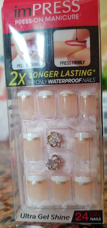 Kiss imPRESS Press-On Manicure One Step False Nails + Accents U PICK COLOR New!!