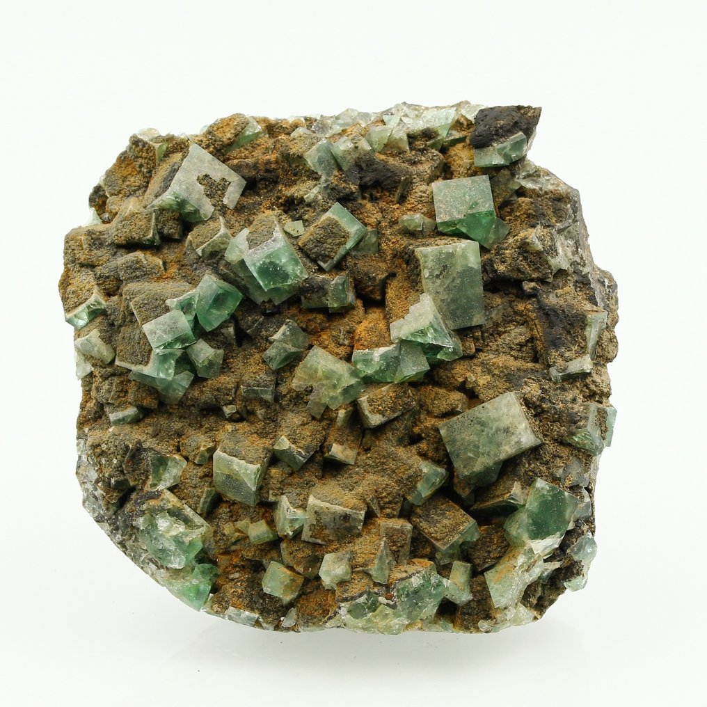 High Quality! UV Fluorite Crystals - Height: 8.8 cm - Width: 7.1 cm- 147 g