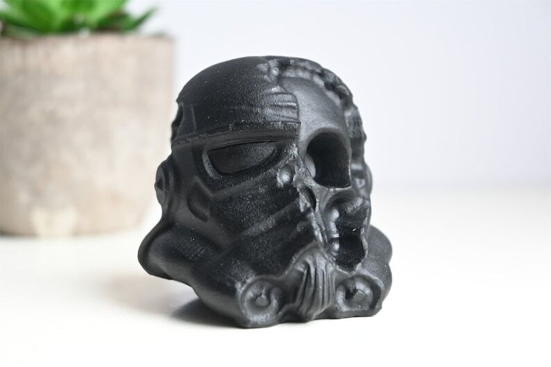 2" Natural Hand Carved Obsidian Skull,Quartz Crystal Skull Carving,Reiki Healing
