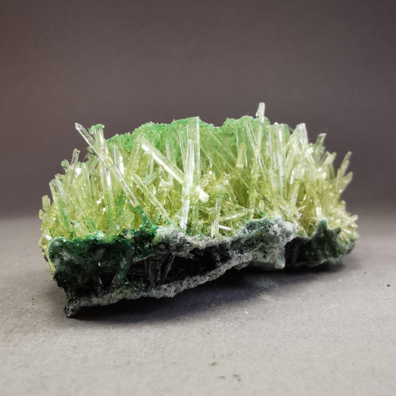 24.9 g RARE Gypsum var. Selenite w. Atacamite / Poland / Rough Crystal Specimen