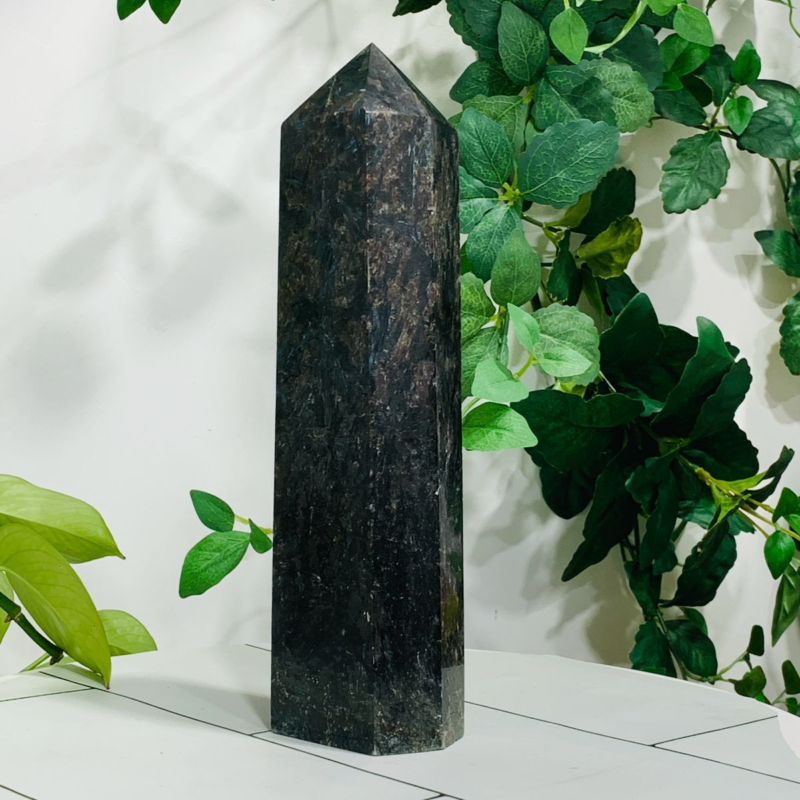 1338g Natural Firework Stone Quartz Obelisk Crystal Wand Point Tower Healing