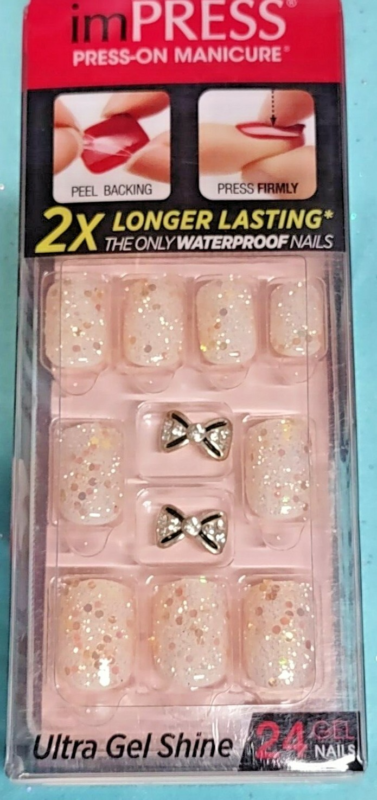 Kiss imPRESS Press-On Manicure One Step False Nails + Accents U PICK COLOR New!!