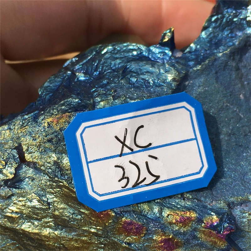 250g Electroplate Rainbow cluster quartz crystal mineral specimen reiki healing