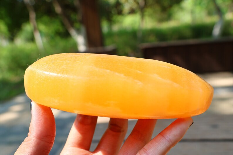 5.7" Natural Geode Stone Carved Banana Reiki Crystal Skull Decor Crystal Gift 1x