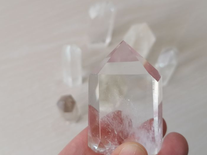 White crystal tip